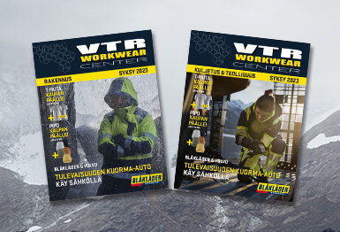 Syksyn VTR Workwear Magazinen kannet.