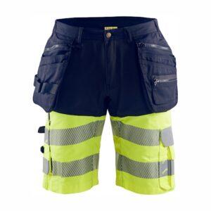 Highvis riipputaskushortsit 4-way stretch