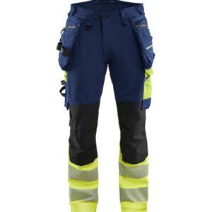 Highvis riipputaskuhousut 4-way stretch