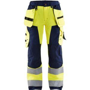 Naisten highvis riipputaskuhousut