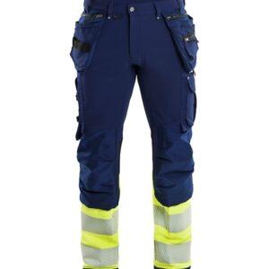 Highvis riipputaskuhousut 4-way stretch