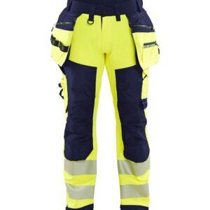 Highvis softshell-riipputaskuhousut