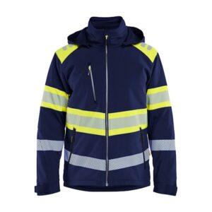 Kevyesti Topattu Highvis Softshell-takki